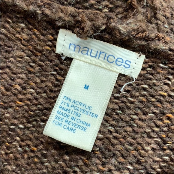 Maurice’s button up sweater with hood size medium - Picture 2 of 8
